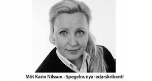 Ledarspalten | Karin Nilsson – med devisen ”att tänka nytt brukar bli bra”